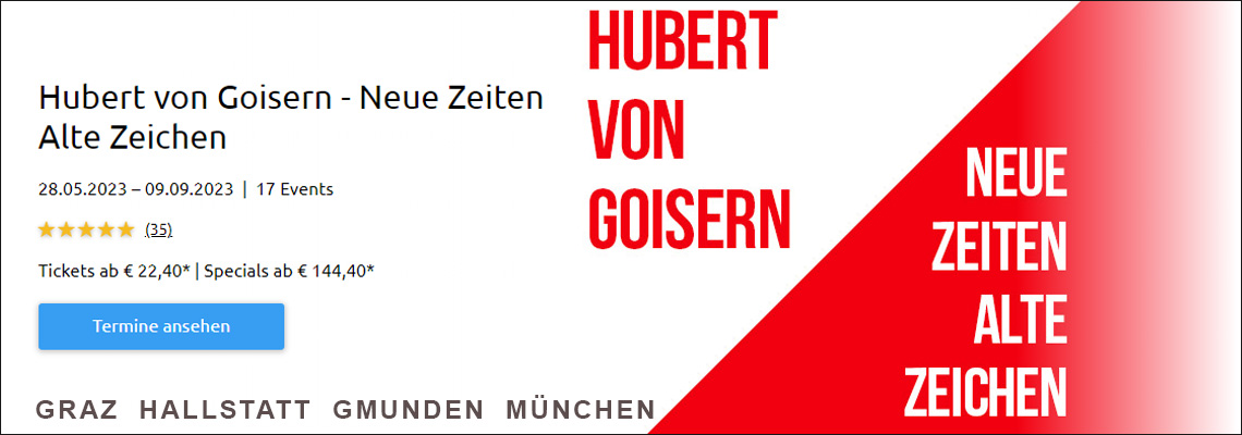 Konzert-Tipp: Hubert von Goisern - Neue Zeiten, Alte Zeichen
