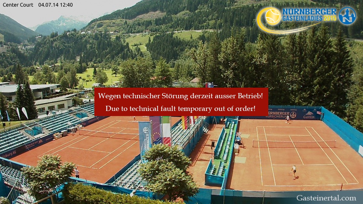 Webcam Tennis Center Court Gastein